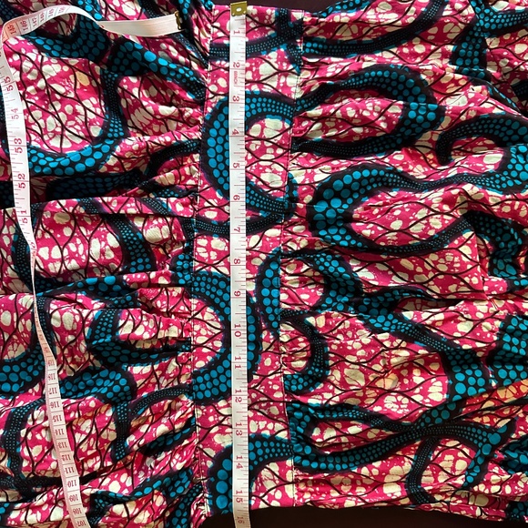 ÖFUURË African Print Off-Shoulder Mini Dress L/XL - Picture 6 of 8